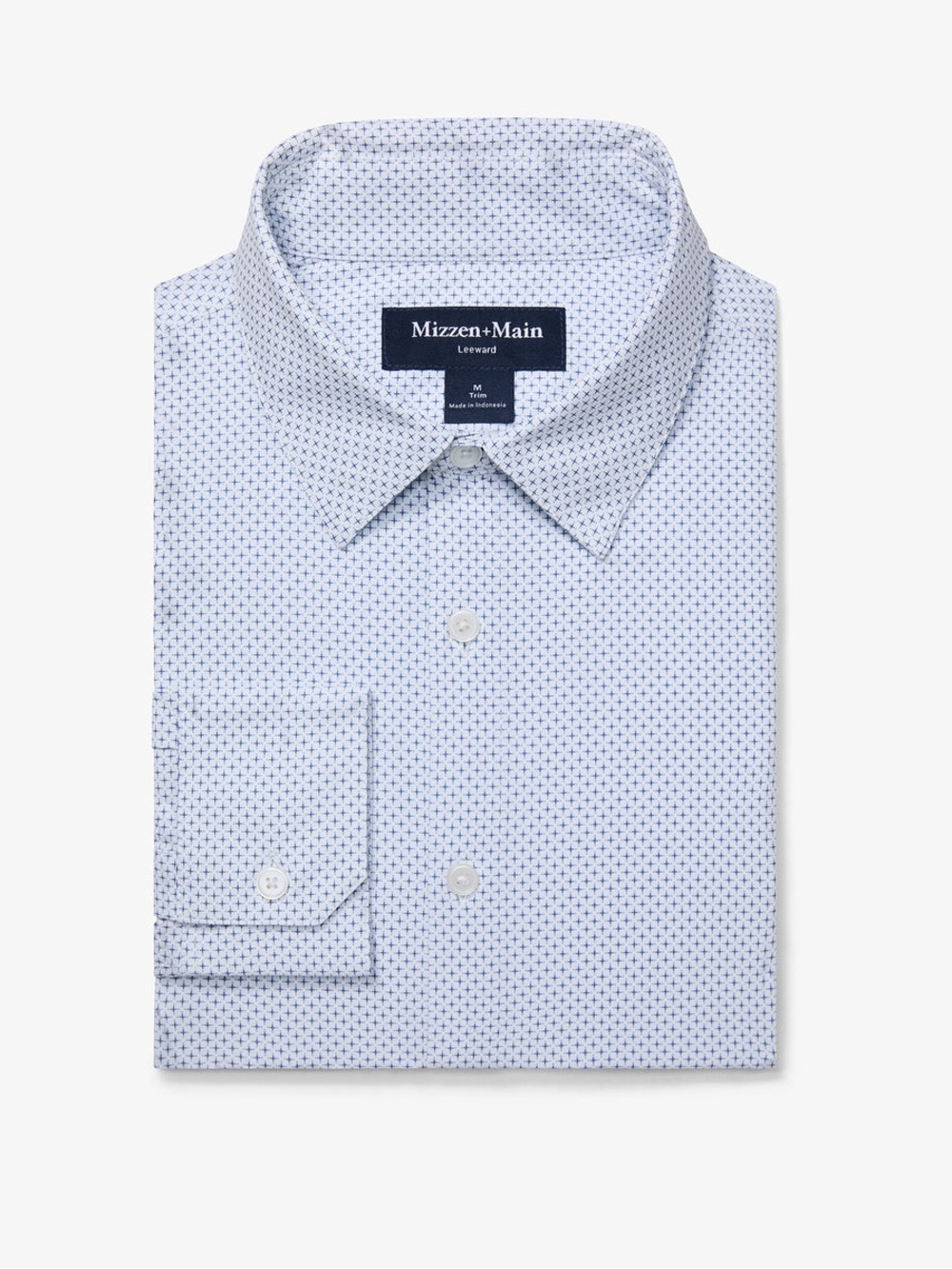 Mizzen+Main Leeward Dress shirt performance fabric NWT sz large (trim)